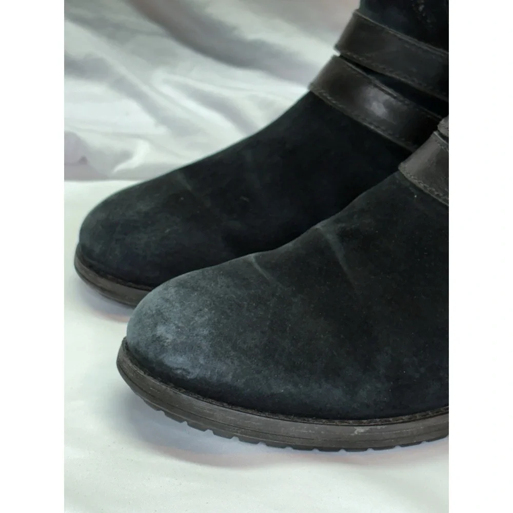 The North Face Women's Bridgeton Tall Black Suede Boots Size US 11 EU 42‎